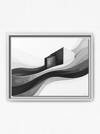 Structural Current - Framed Canvas Prints - artisCHt
