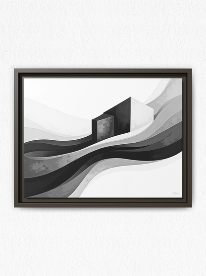Structural Current - Framed Canvas Prints - artisCHt