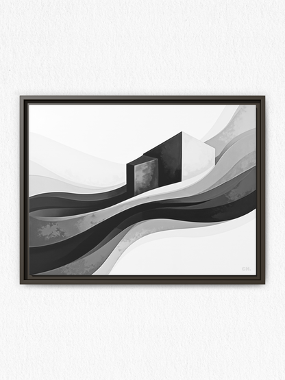 Structural Current - Framed Canvas Prints - artisCHt