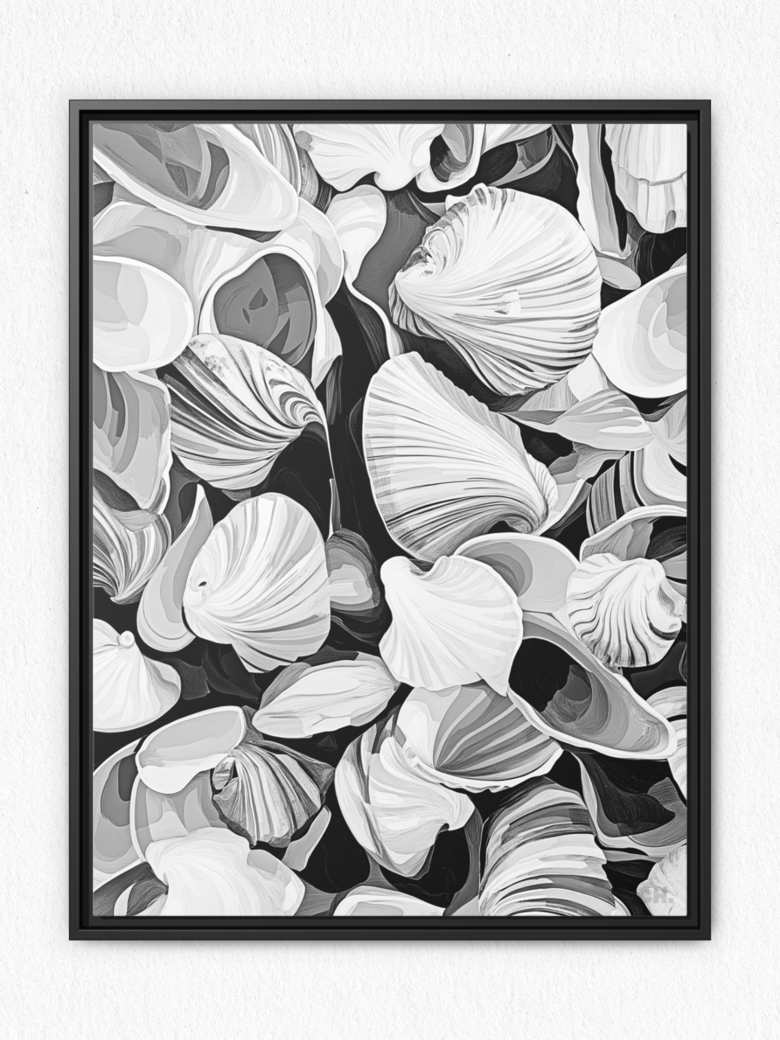 Tides of Memory - Framed Canvas Prints - artisCHt