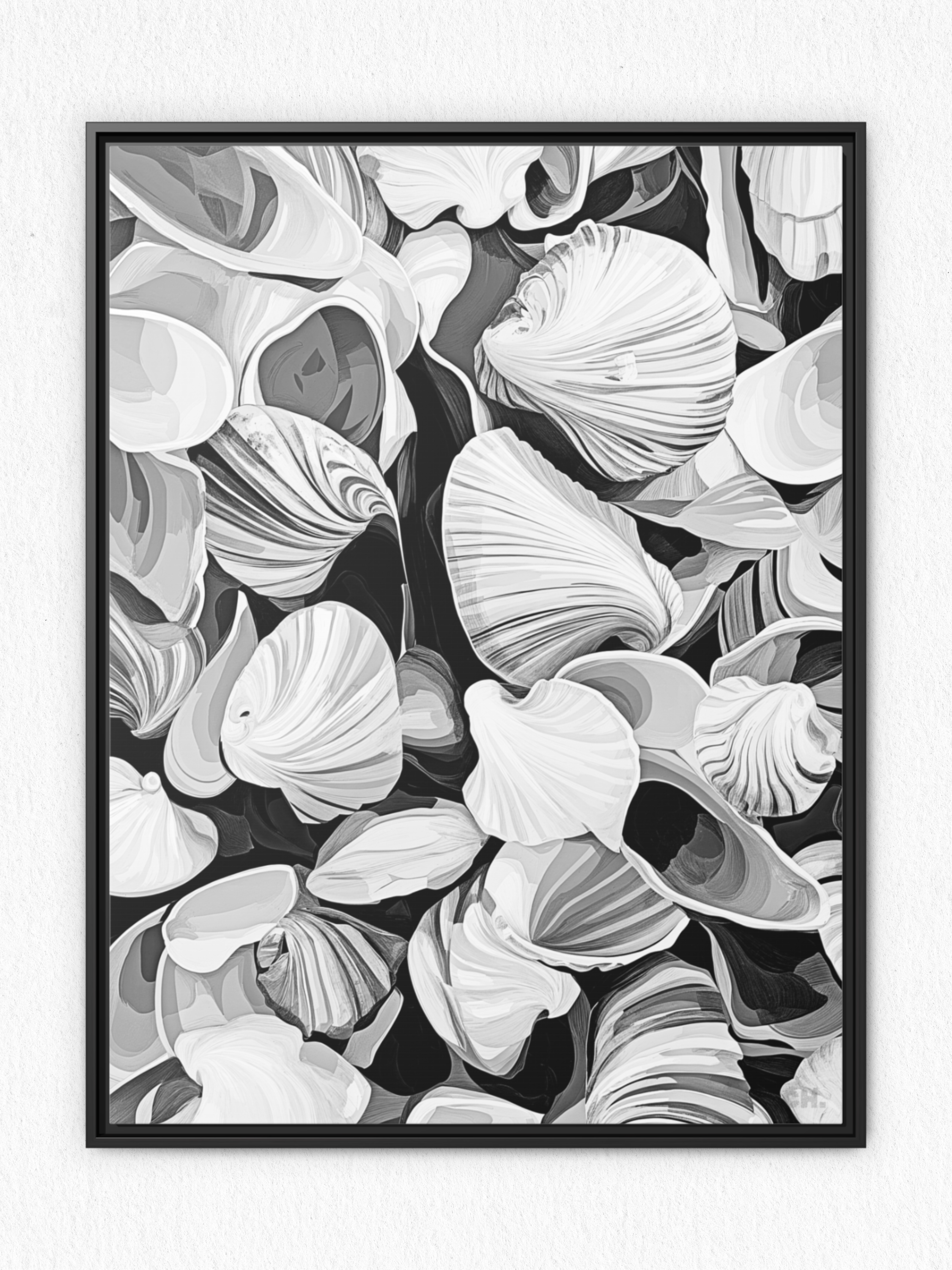 Tides of Memory - Framed Canvas Prints - artisCHt