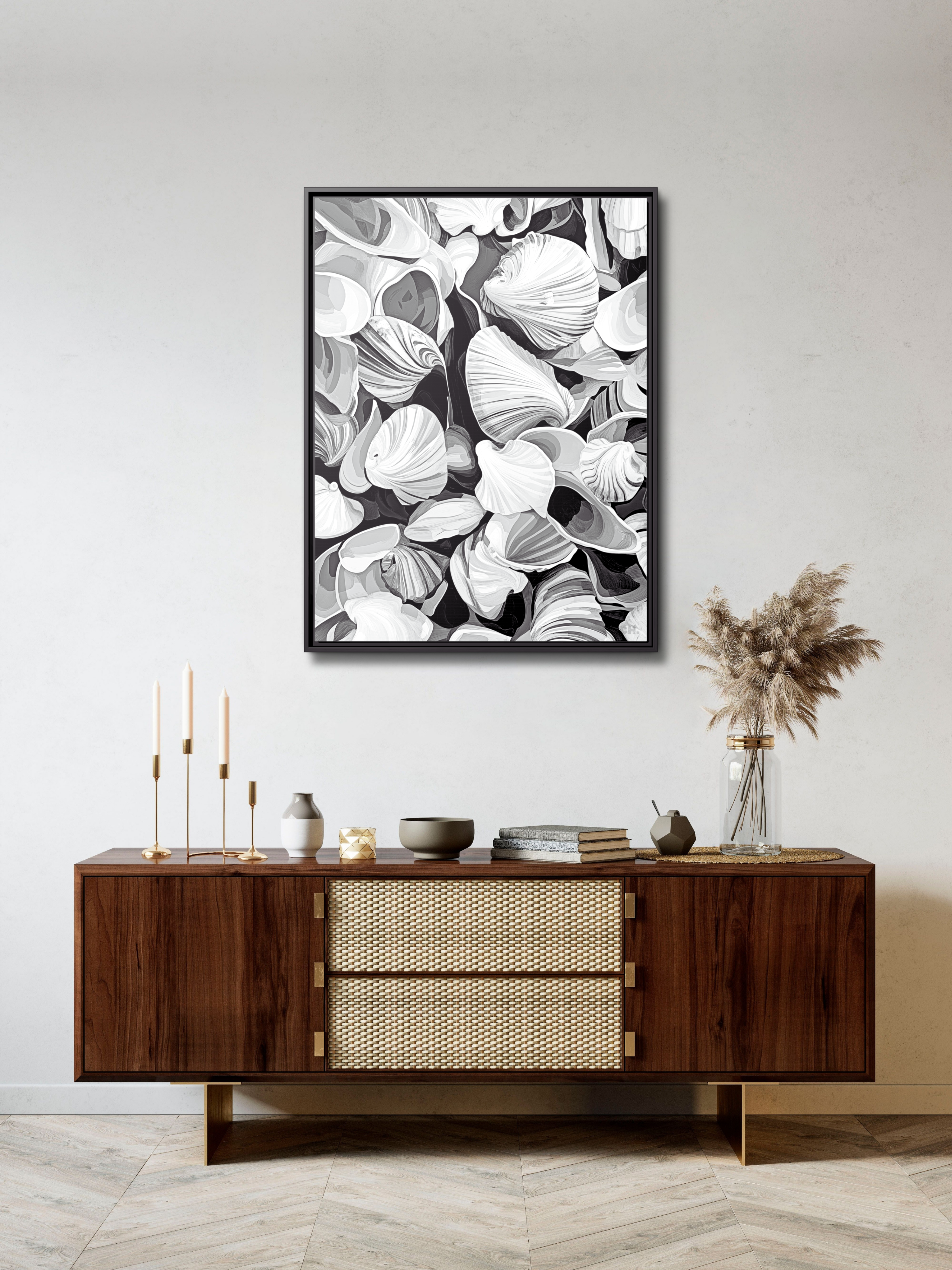 Tides of Memory - Framed Canvas Prints - artisCHt