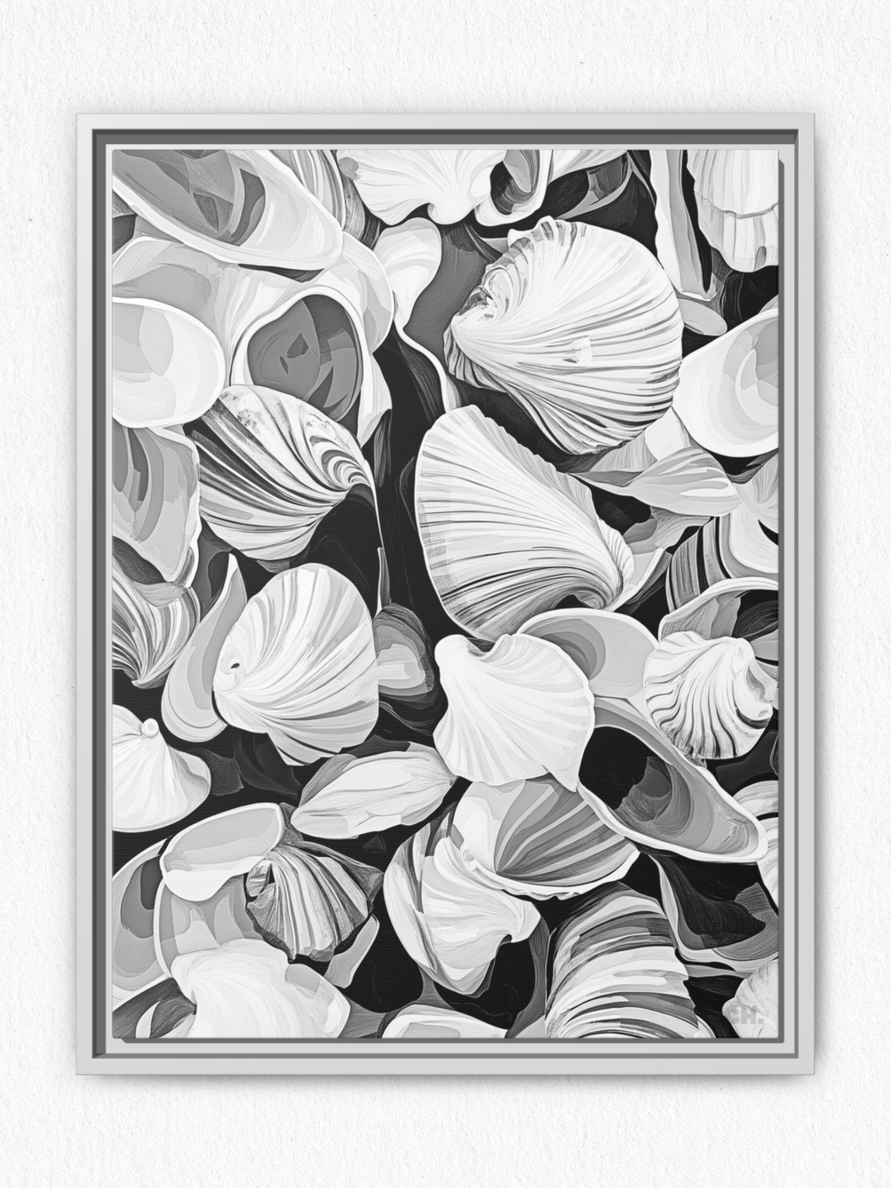 Tides of Memory - Framed Canvas Prints - artisCHt
