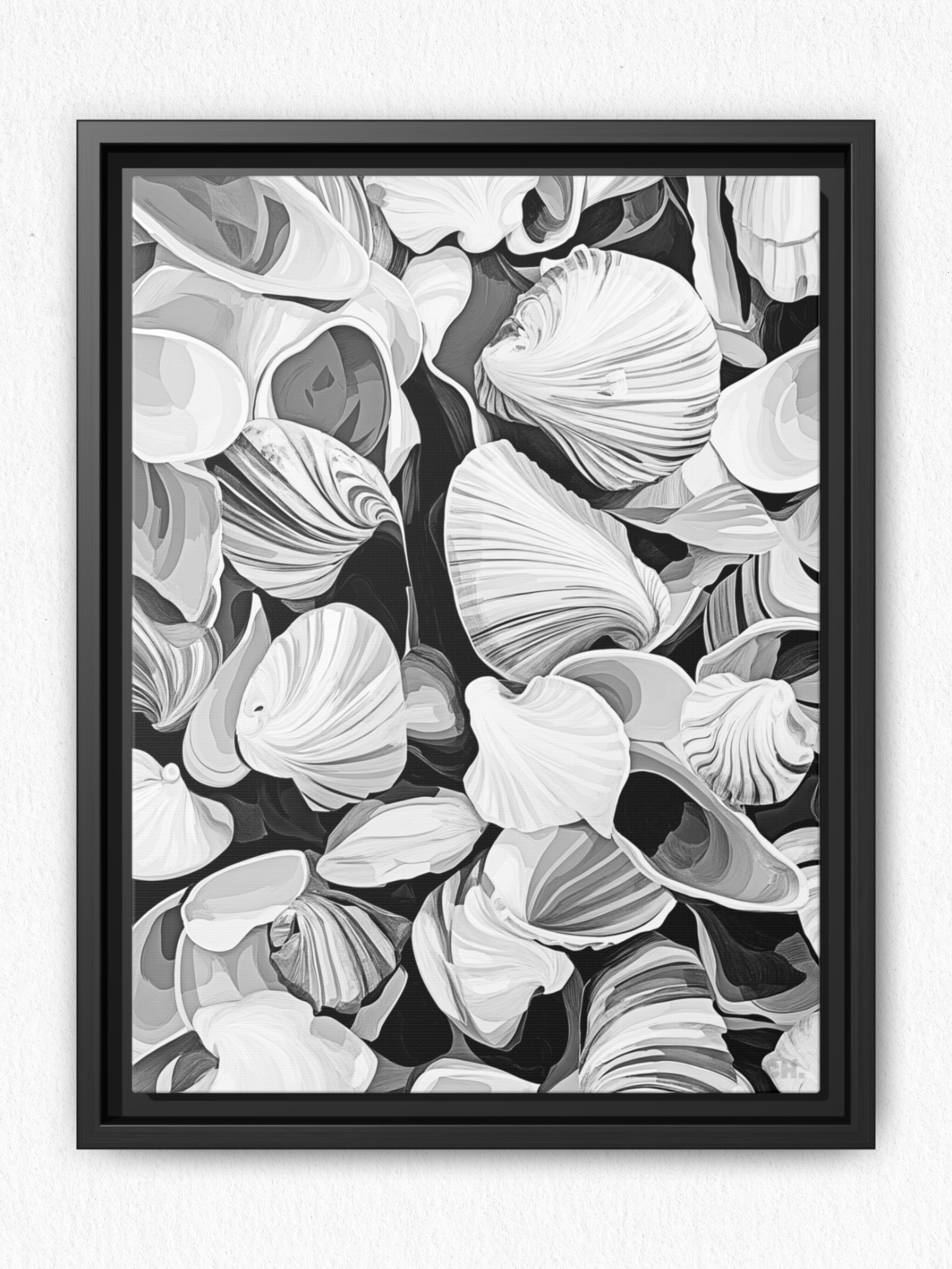 Tides of Memory - Framed Canvas Prints - artisCHt