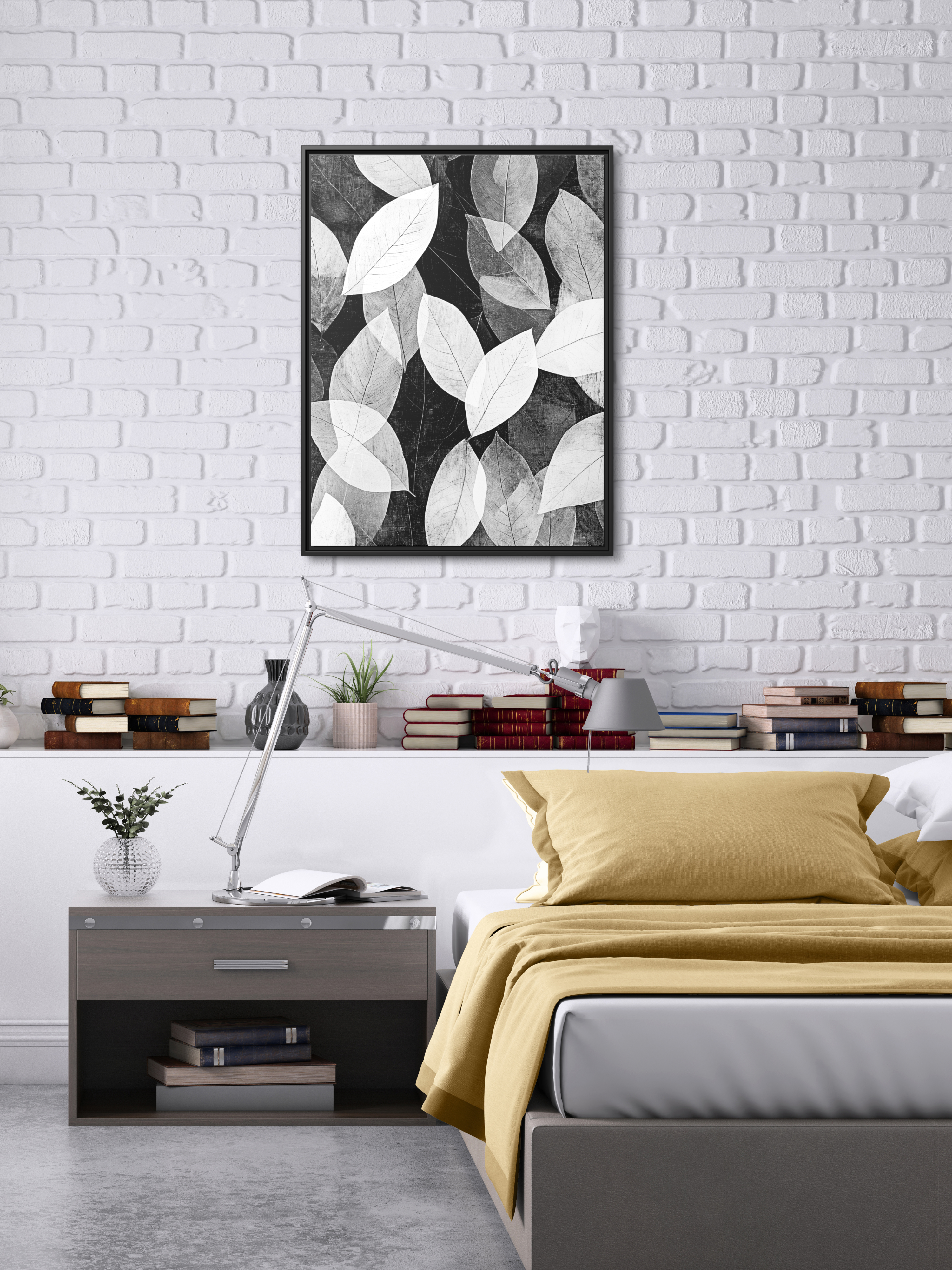 Veils of Foliage - Framed Canvas Prints - artisCHt
