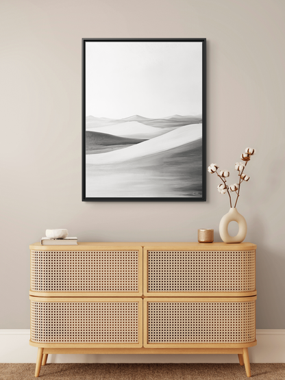 Waves of Silence - Framed Canvas Prints - artisCHt