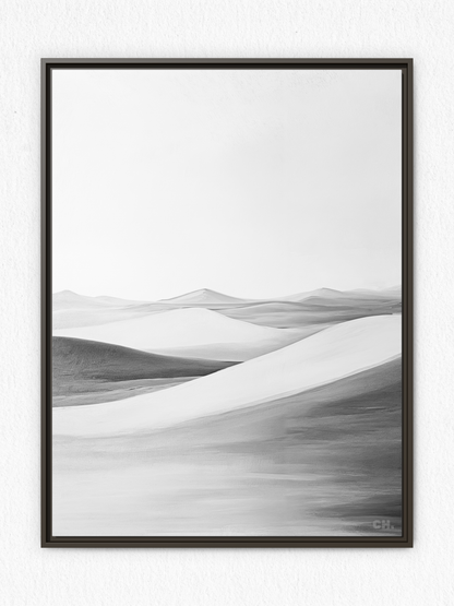 Waves of Silence - Framed Canvas Prints - artisCHt